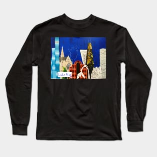 Chicago Architectural Menagerie Long Sleeve T-Shirt